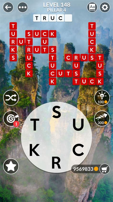 Wordscapes Level 148 Answers [ + Bonus Words ].